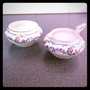 Creamer and sugar bowl, china $5 in any bundle